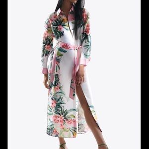 NWT Zara Tropical Dress